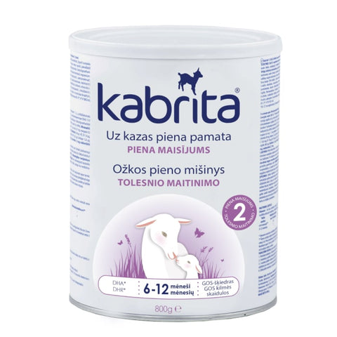 KABRITA Stage 2 Goat Milk Formula, 6-12 Months, 800 g