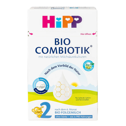 HIPP German Stage 2 Organic Combiotik Formula (without Starch), 6-12 Months, 600 g