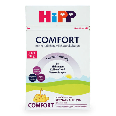 HIPP German Comfort Special Formula (for Sensitive Digestion), From Birth, 600 g