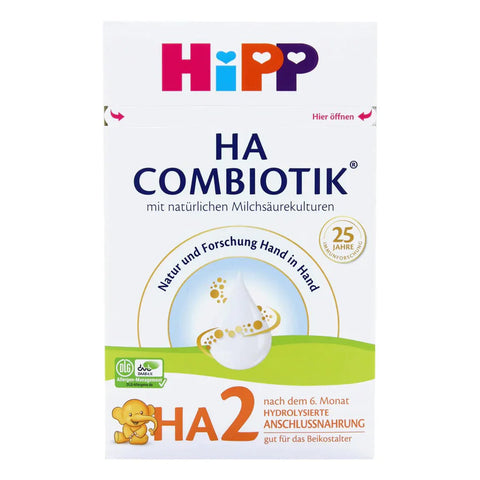 HIPP German HA 2 Organic Combiotik Hypoallergenic Formula, 6-12 Months, 600 g