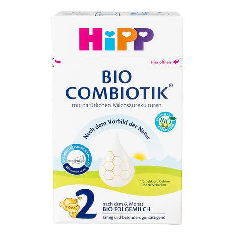 HIPP German Stage 2 Organic Combiotik Formula, 6-12 Months, 600 g
