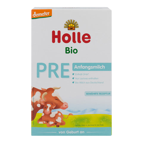 HOLLE PRE Organic Cow Milk Formula, 0-6 Months, 400 g
