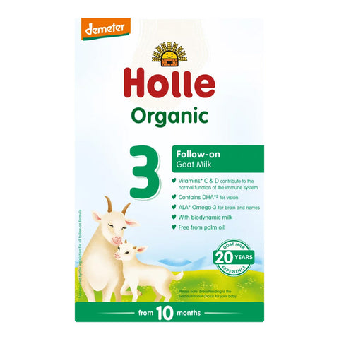 HOLLE Stage 3 Goat Milk Formula, 12+ Months, 400 g