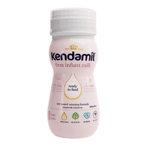 KENDAMIL Stage 1 Ready-to-Feed Formula, 0-6 Months, 6 x 250 ml