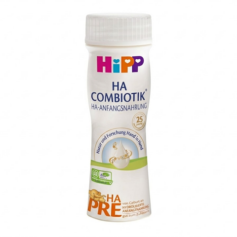 HIPP Combiotic HA PRE Ready-to-Feed Formula, 0-6 Months, 6 x 200 ml