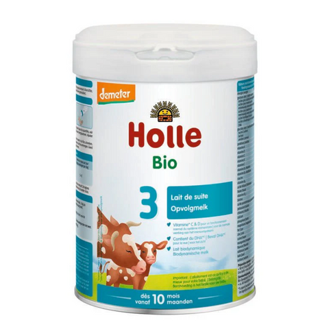 HOLLE Dutch Stage 3 Cow Milk Formula, 12+ Months, 800 g